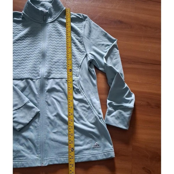 Womens Adidas Golf Full Zip Performance Active Athleisure Jacket - Picture 3 of 7